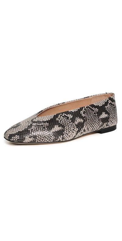 Tony Bianco Tony Bianco Brash Flats Ecru Snake
