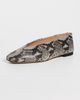Tony Bianco Tony Bianco Brash Flats Ecru Snake - 2