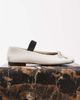 Tony Bianco Tony Bianco Caspian ballet flats in white leather - 2