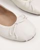 Tony Bianco Tony Bianco Caspian ballet flats in white leather - 3