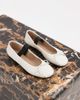 Tony Bianco Tony Bianco Caspian ballet flats in white leather - 4
