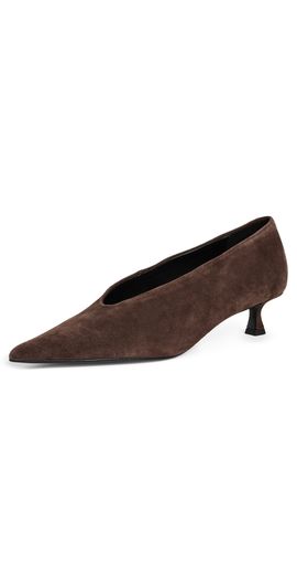 Tony Bianco Tony Bianco Cherry Kitten Heel Pumps Espresso Suede