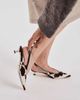 Tony Bianco Tony Bianco Crush kitten heel slingback shoes in multi pony - 3