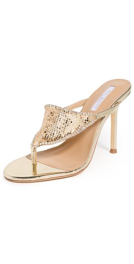 Tony Bianco Tony Bianco Demure Heels Gold Glomesh