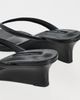 Tony Bianco Tony Bianco Edgy Thong Wedge Mules Black Vintage - 4