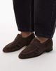 Tony Bianco Tony Bianco Gatsby suede loafers in espresso brown - 4