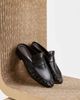Tony Bianco Tony Bianco Glacier loafer mules in black leather - 3