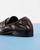 Tony Bianco Tony Bianco Gloria square toe loafers in chocolate vintage leather-Brown - 3