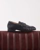 Tony Bianco Tony Bianco Gomez square toe loafers in black leather - 1