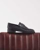 Tony Bianco Tony Bianco Grand square toe loafers in black leather - 1