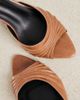 Tony Bianco Tony Bianco Hipe heeled mule sandals in tan vintage leather-Brown - 2