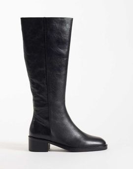 Tony Bianco Tony Bianco Jackson pull on knee boots in black wax leather