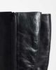 Tony Bianco Tony Bianco Jackson pull on knee boots in black wax leather - 2