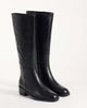 Tony Bianco Tony Bianco Jackson pull on knee boots in black wax leather - 4