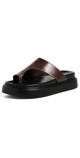 Tony Bianco Tony Bianco Jazzy Toe Loop Sandals Choc Vintage
