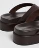 Tony Bianco Tony Bianco Jetta Thong Sandals Choc Tuscon - 4