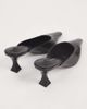 Tony Bianco Tony Bianco Juniper heeled mules in black embossed leather - 4