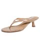 Tony Bianco Tony Bianco Krista Heeled Thong Sandals Tan Python - 1