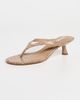 Tony Bianco Tony Bianco Krista Heeled Thong Sandals Tan Python - 2