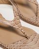 Tony Bianco Tony Bianco Krista Heeled Thong Sandals Tan Python - 6