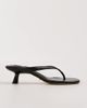 Tony Bianco Tony Bianco Krista kitten heel toe thong sandals in black - 2