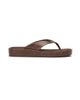Tony Bianco Tony Bianco Kyra toe thong sandals in chocolate vintage leather-Brown - 1