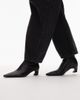 Tony Bianco Tony Bianco Margot curved kitten heel ankle boots in black - 1