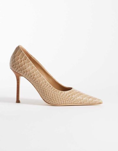 Tony Bianco Tony Bianco Niki heeled pumps in tan phyton-Brown