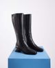Tony Bianco Tony Bianco Raye block heel knee boots in black leather - 4