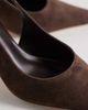 Tony Bianco Tony Bianco Samar slingback heeled shoes in espresso suede-Brown - 3