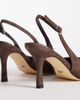 Tony Bianco Tony Bianco Samar slingback heeled shoes in espresso suede-Brown - 4