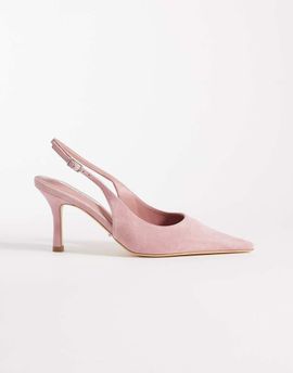 Tony Bianco Tony Bianco Samar slingback heeled shoes in pink suede