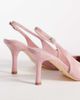Tony Bianco Tony Bianco Samar slingback heeled shoes in pink suede - 3