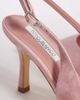 Tony Bianco Tony Bianco Samar slingback heeled shoes in pink suede - 4