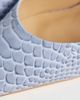 Tony Bianco Tony Bianco Sicily heeled mules in blue denim python - 3