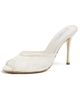 Tony Bianco Tony Bianco Sofia Lace Heels Ivory Brocade - 1