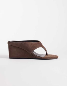 Tony Bianco Tony Bianco Swift heeled wedge sandals in espresso suede-Brown