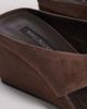 Tony Bianco Tony Bianco Swift heeled wedge sandals in espresso suede-Brown - 4