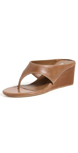 Tony Bianco Tony Bianco Swift Thong Wedge Sandals Tan Vintage