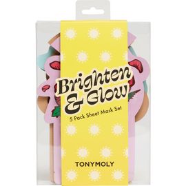 TONYMOLY TONYMOLY Brightening Glow Set of 5 Sheet Mask Set 