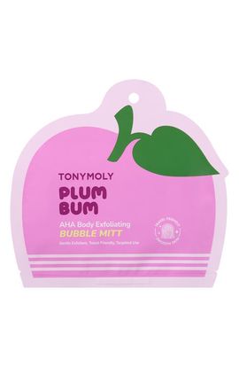 TONYMOLY TONYMOLY Plum Bum AHA Body Exfoliating Bubble Mitt