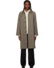 TONYWACK TONYWACK Beige Herringbone Wool Raglan Coat - 1