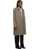 TONYWACK TONYWACK Beige Herringbone Wool Raglan Coat - 2