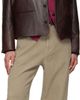 TONYWACK TONYWACK Beige Washed Corduroy Wide-Leg Trousers - 4