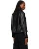 TONYWACK TONYWACK Black Buckle Zip Leather Jacket - 3