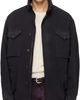 TONYWACK TONYWACK Black Garment Dyed Cotton Field Jacket - 1