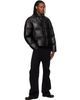 TONYWACK TONYWACK Black Lamb Leather Down Puffer Jacket - 4