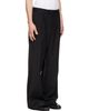 TONYWACK TONYWACK Black Melange Wool Wide-Leg Pleated Trousers - 2