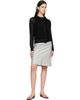 TONYWACK TONYWACK Black Mohair Half-Neck Cardigan - 4