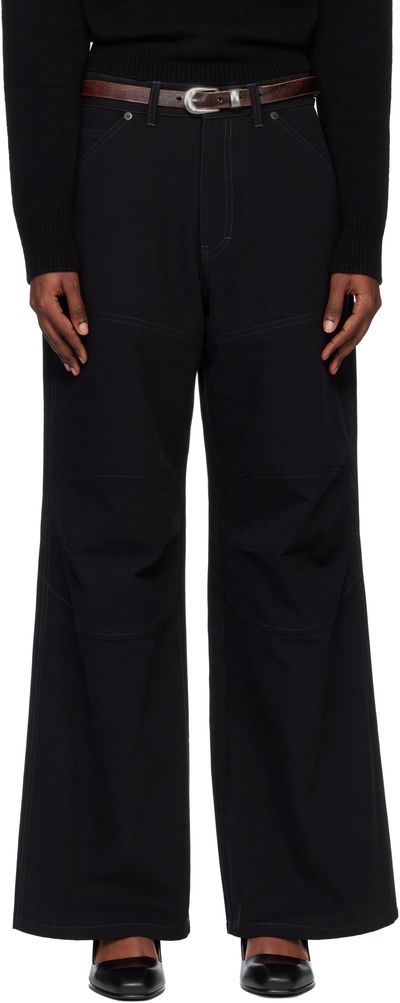 TONYWACK TONYWACK Black Oversized Wide-Leg Denim Jeans